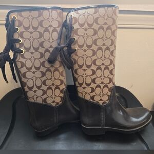 Coach Women's Brown Knee-High Boots
